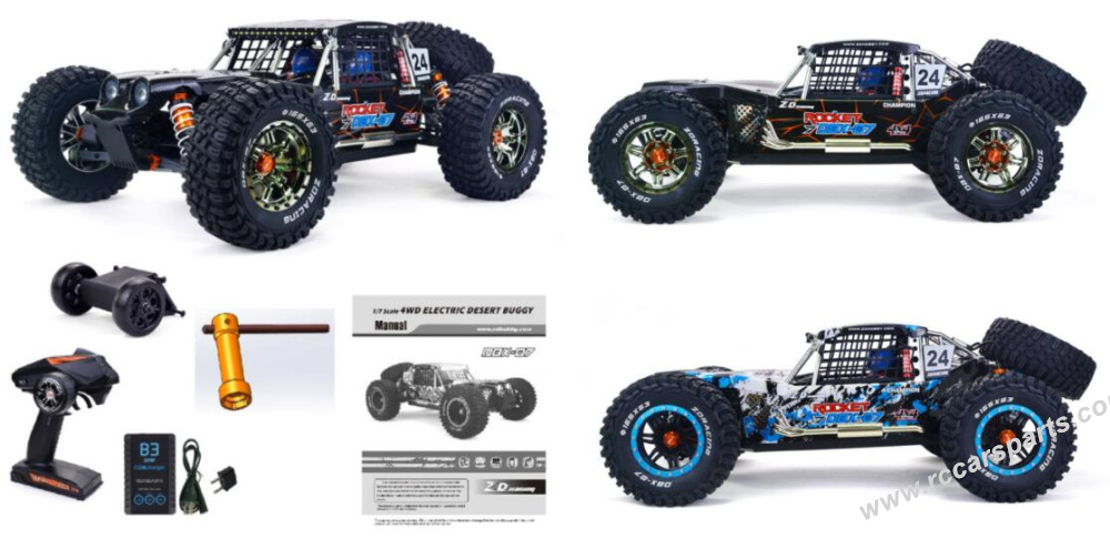 ZDレーシング 1/7 RC ROCKET DBX07 4WDデザートバギー ZDレーシング 1/7 RC ROCKET DBX07 4WDデザートバギー ZD Racing 1/7